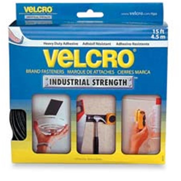 Velcro Brand Fabric Hook and Eye USA Inc VEK90198 Industrial Strength Tape- Hook and Loop- Waterproof- 2in.x15ft.- WE 90198